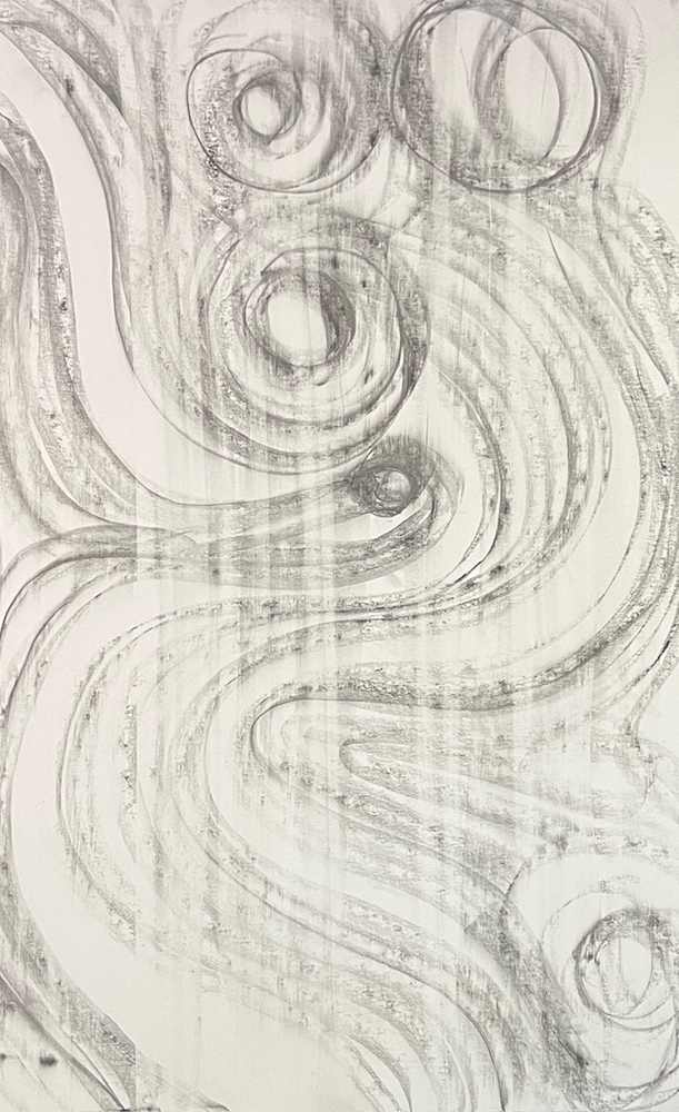 Graphite Wave 2, 17x11