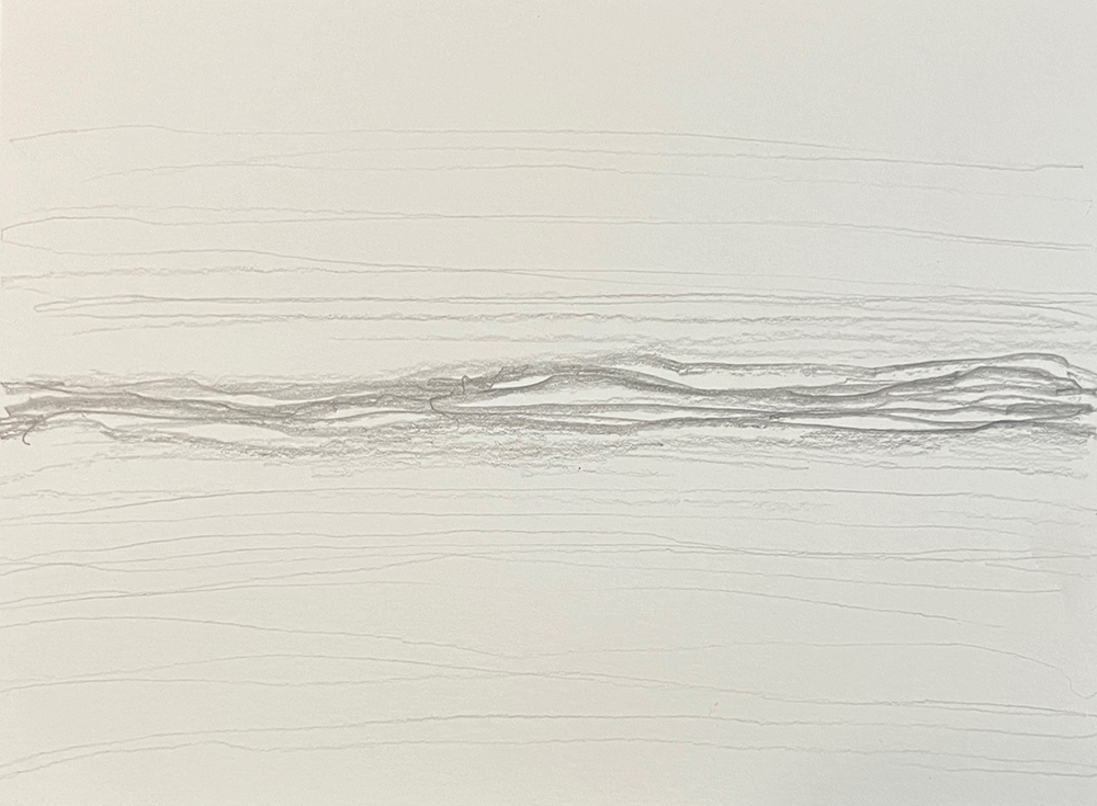 Line Landscape 5, 9x12